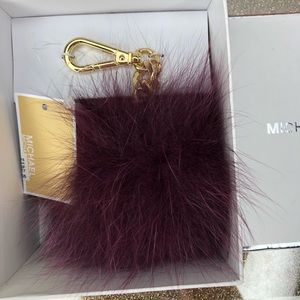 Michael Kors Accessories - Michael Kors MD Fur Pom charm key charms Michael Kors Accessories - Michael Kors MD Fur Pom charm key charms